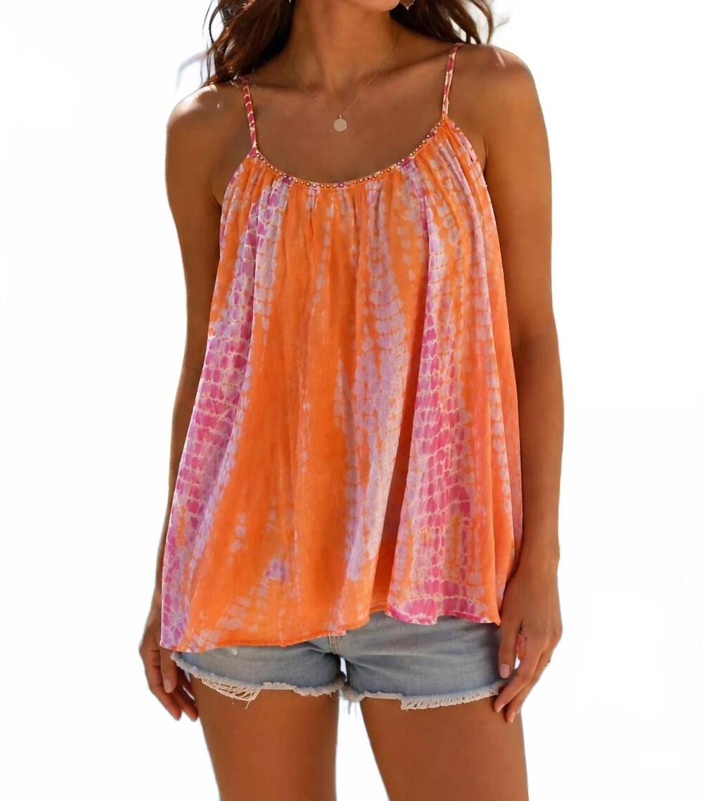 NEW C JES coralita cotton top in coral